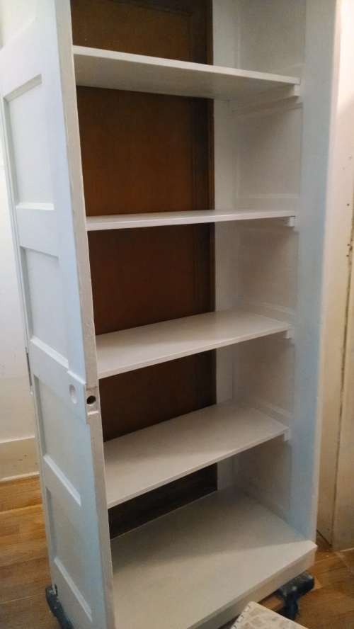 Reclaimed and upcycled bookcase